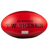 Sherrin AFL Replica Game Ball Red Size 5
