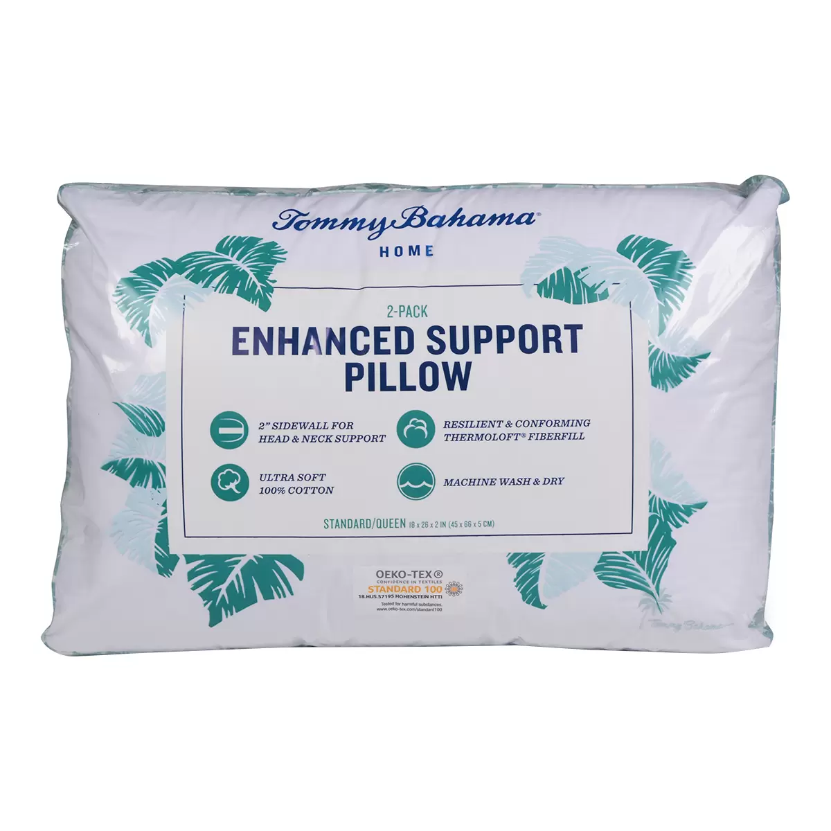 Tommy Bahama Down Alternative Pillows 2 Pack