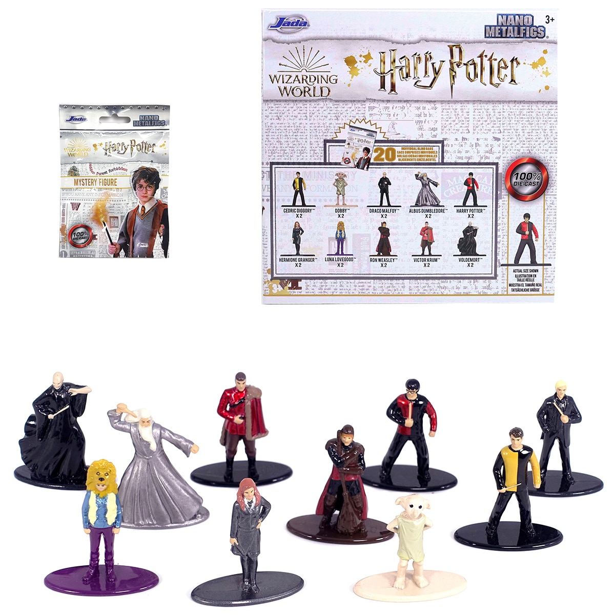Licensed Nano Metalfigs Die Cast Figures 20pk Harry Potter Costco