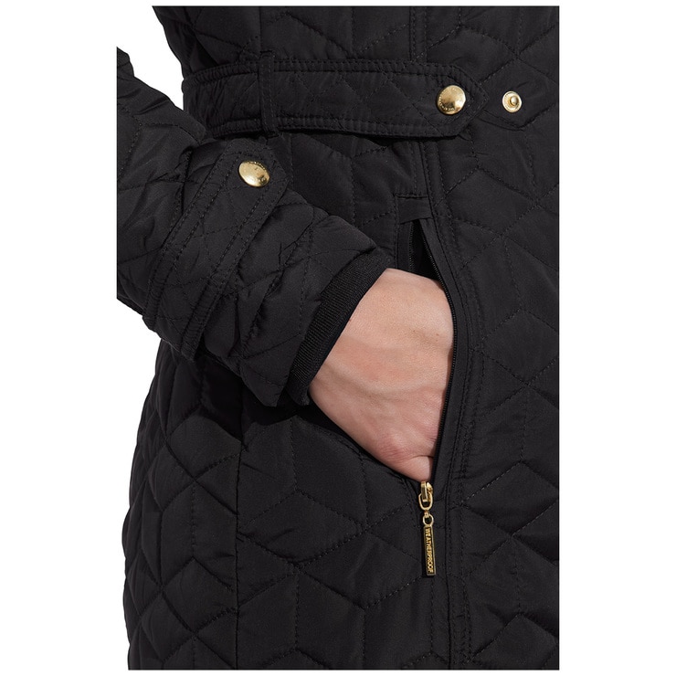 Weatherproof Women's Quilted Black Jacket Costco Australia