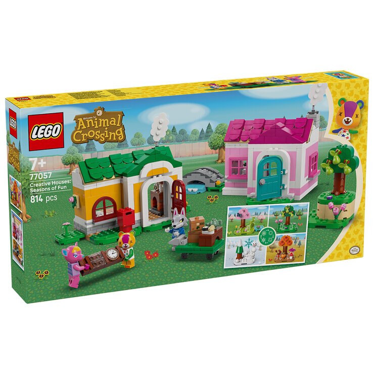 LEGO Animal Crossing Creative Houses Seasons of Fun 77057
