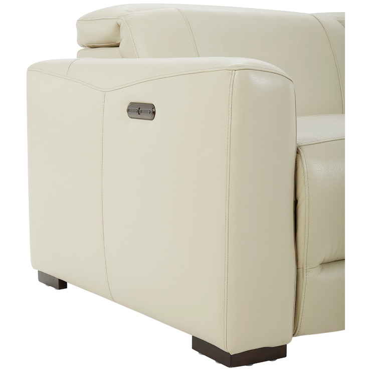 Gilman Creek Leather Power Reclining Sectional Costco Australia