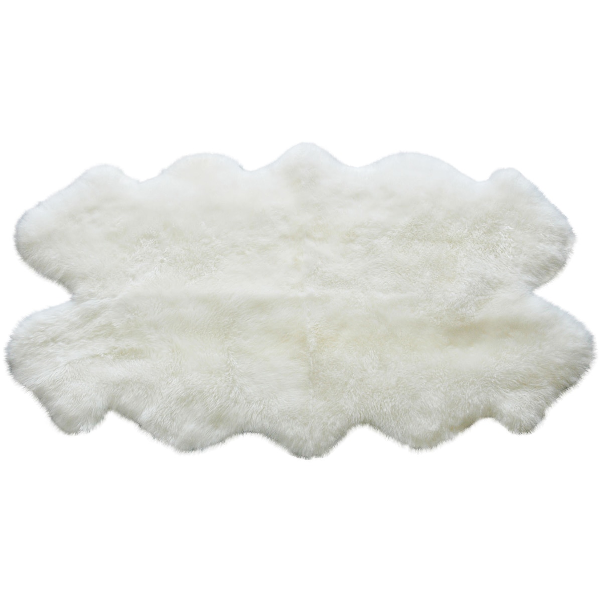 Windward Sheepskin Quad Rug Ivory Costco Australia