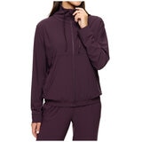 Kirkland Signature Ladies Active Zip Jacket Prune