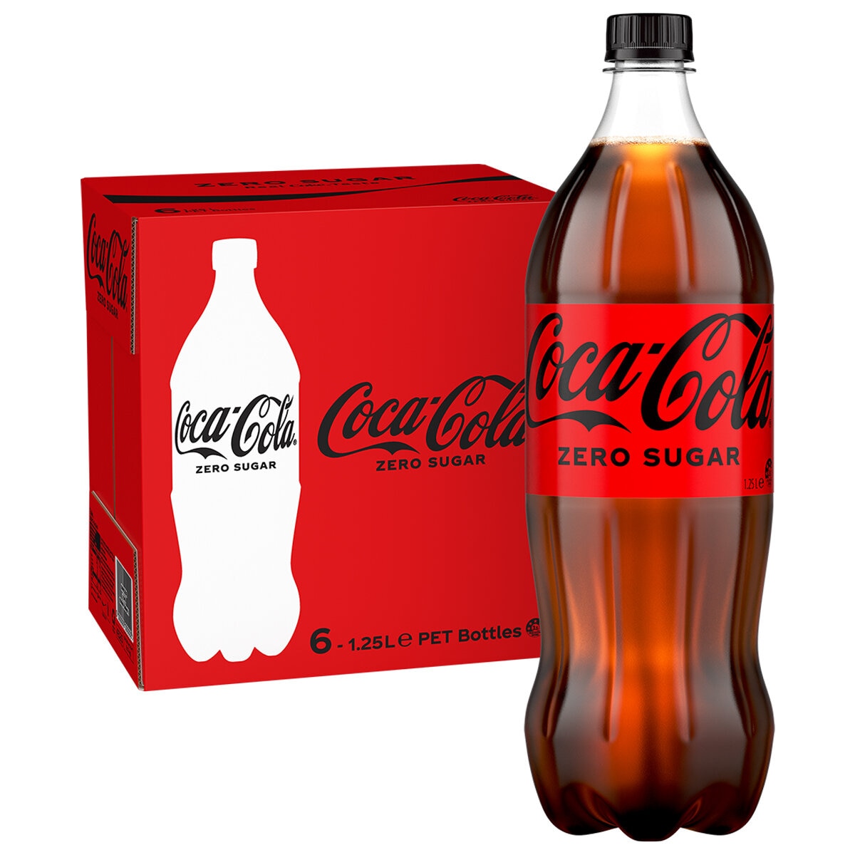 Coca-Cola No Sugar 6 x 1.25L