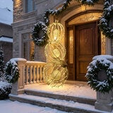 Stacked LED Christmas Ornament Set 1.57M x 3 Piece Stacked LED Christmas Ornament Set 1.57M x 3 Piece
