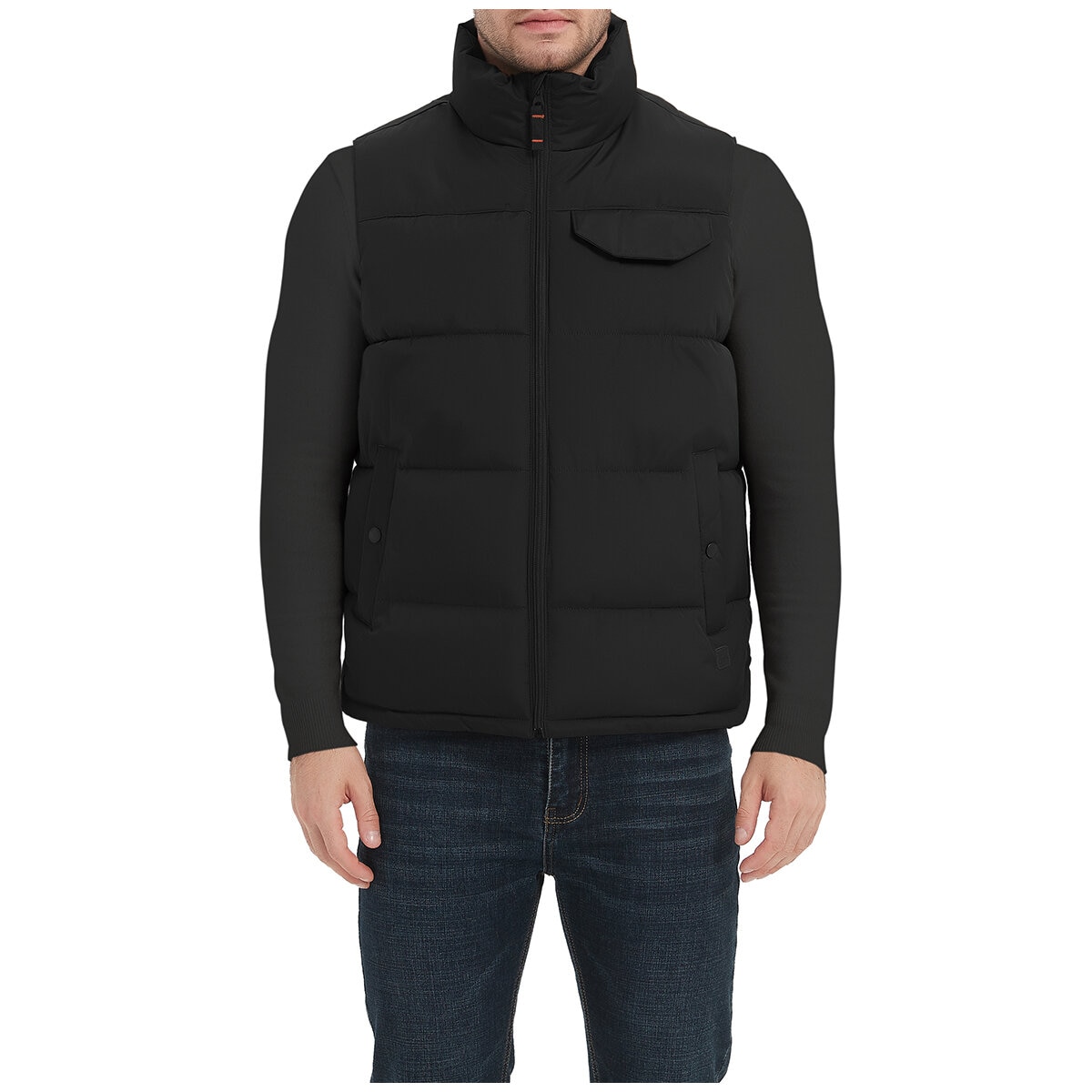 Hawke & Co Men's Puffer Vest Black
