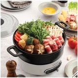 Morphy Richards Round Multifunction Pot - White