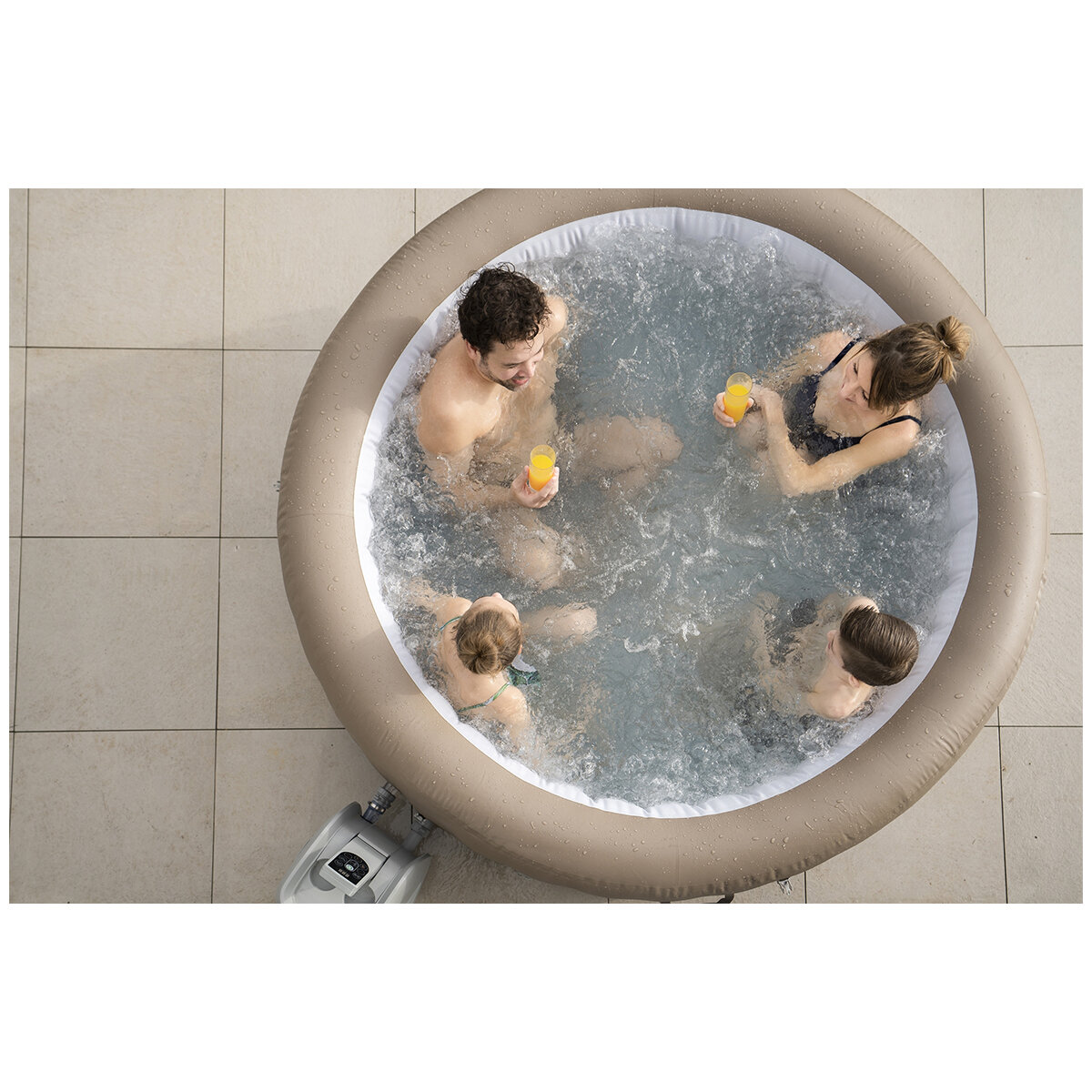 Lay-Z-Spa Palm Springs AirJet 1.96M x 71cm | Costco