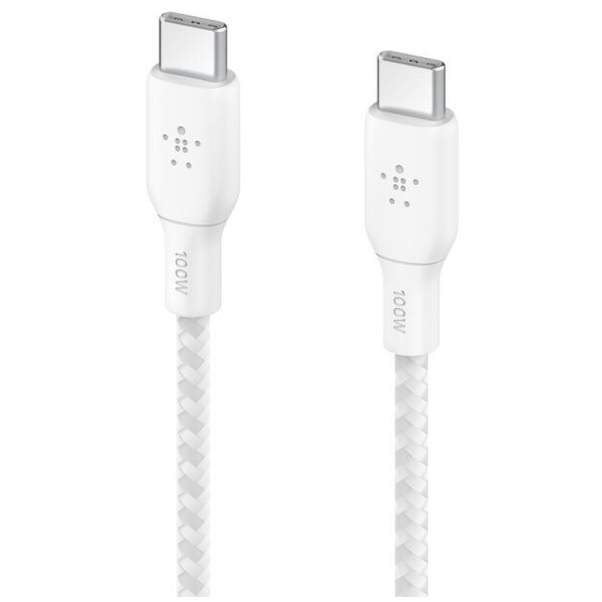 Belkin BoostCharge Braided USB-C to USB-C Cable 2m White CAB014BT2MWH