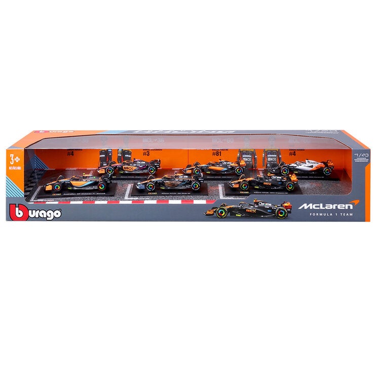 Maisto 1:43 Formula Racing Die Cast 6 Pack McLaren Maisto 1:43 Formula Racing Die Cast 6 Pack McLaren