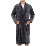 Gloster Men's Robe - Steel