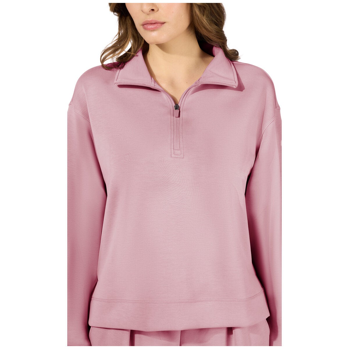 Reflex Women's Scuba Half Zip Top Pink Reflex Women's Scuba Half Zip Top Pink