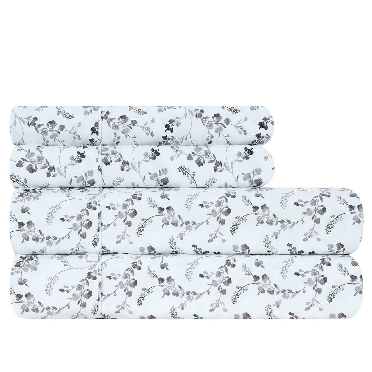 South Point Home Fashions Poly Flannel King Single Sheet Set 4 Piece