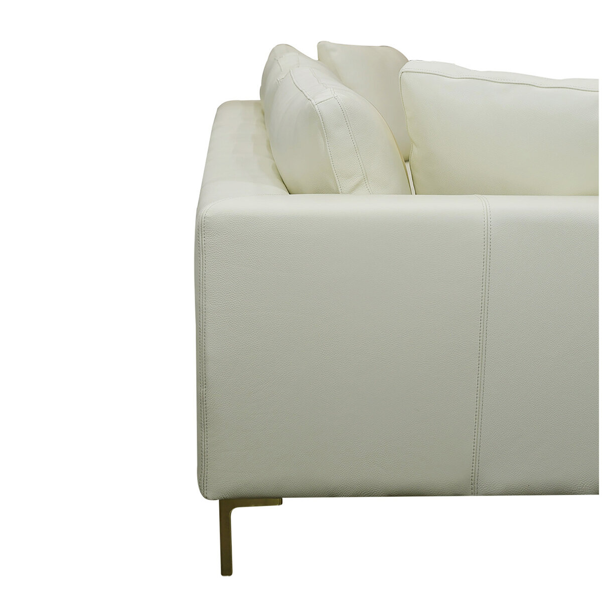 Moran Pico 3.5 Seater Sofa With Right Chaise Sterling Vanilla