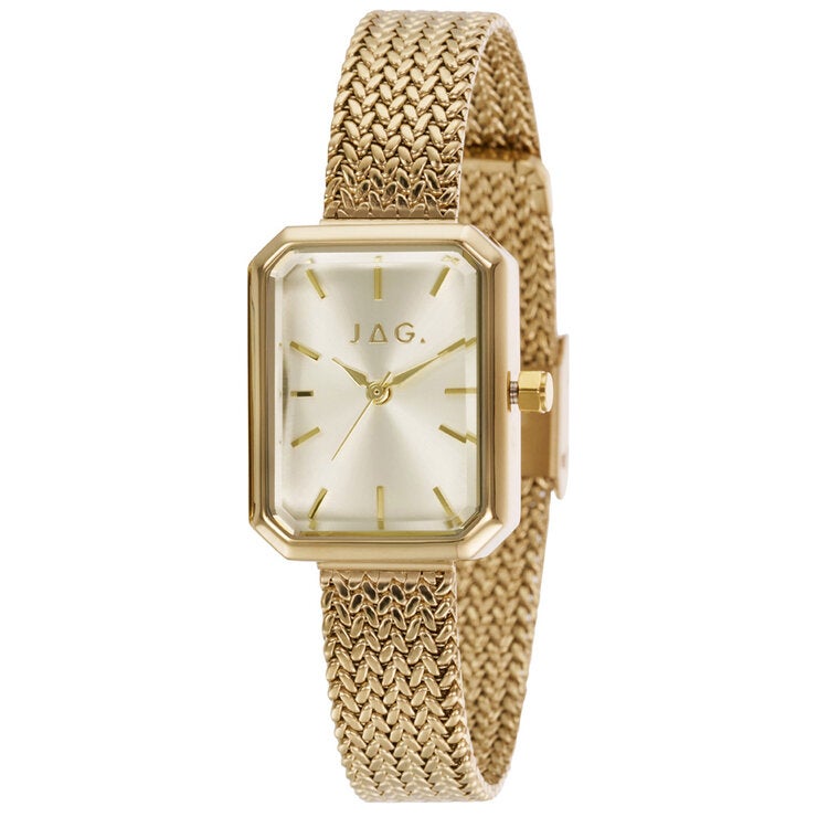 JAG Balmain Gold Stainless Steel Mesh Band Women's Watch J2915A JAG Balmain Gold Stainless Steel Mesh Band Women's Watch J2915A
