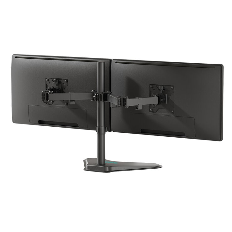 mbeat Activiva Dual-Screen Articulating Monitor Arm with Free-Standing Desktop Base ACA-BMA-DFS01K