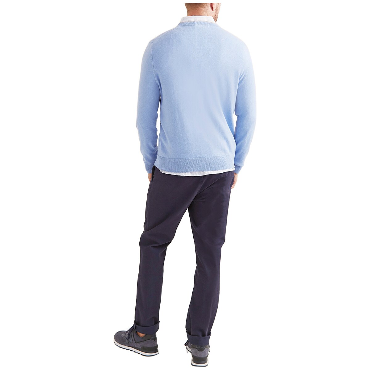 Sportscraft Men's Double V Neck Knit Sweater Capsian Costco Australia