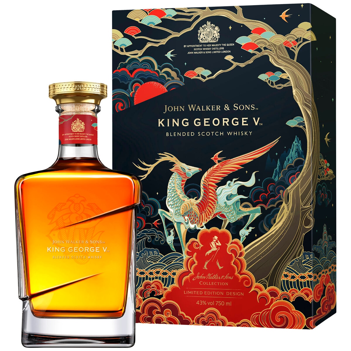 John Walker & Sons King George V Blended Scotch Whisky Lunar New Year Limited Edition 750ml