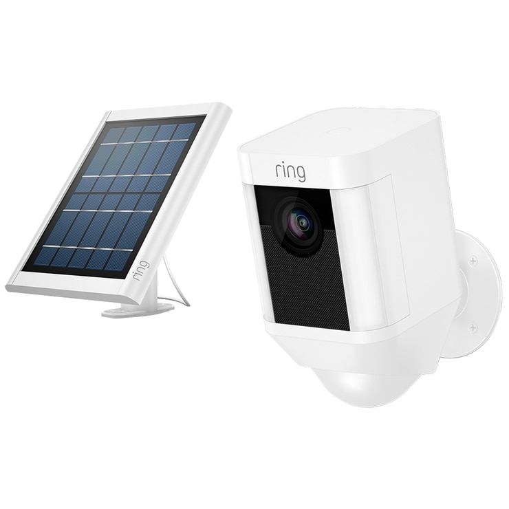 Ring Spotlight Security Camera with Solar Panel 8SB3Y7WAUC