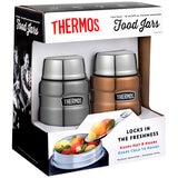 Thermos Stainless King 470ml Food Jar 2 Pack
