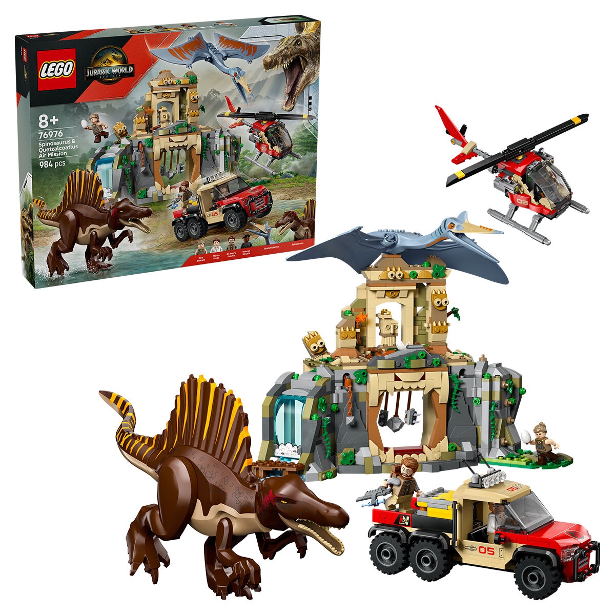 LEGO Spinosaurus & Quetzalcoatlus Air Mission 76976