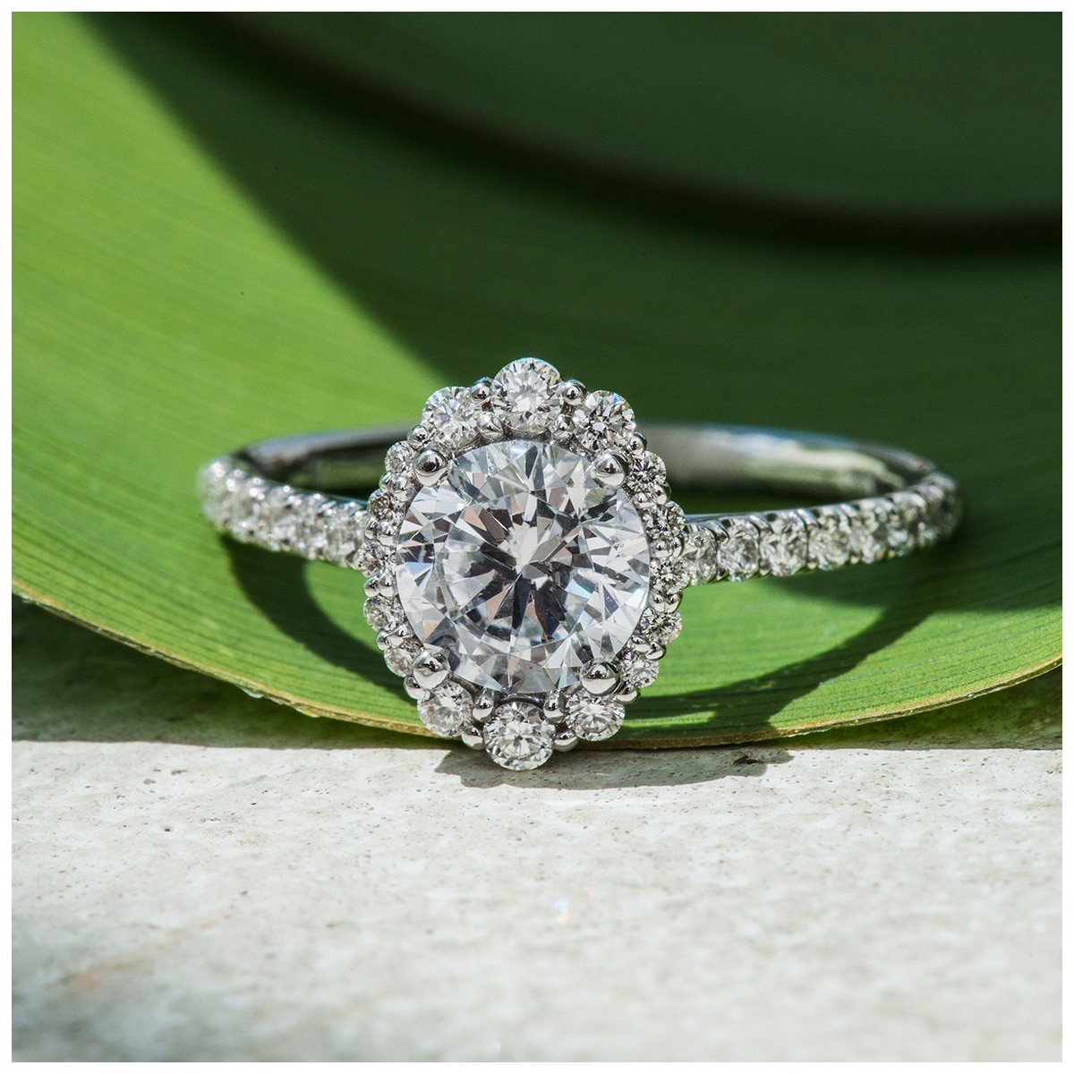 Platinum 1.32ctw Round Brilliant Cut Diamond Ring Costco Australia