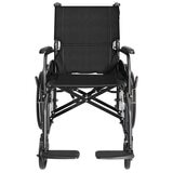 Altus Transport Wheelchair Lightweight Folding Self Propelled 20 Inch Wheel Black