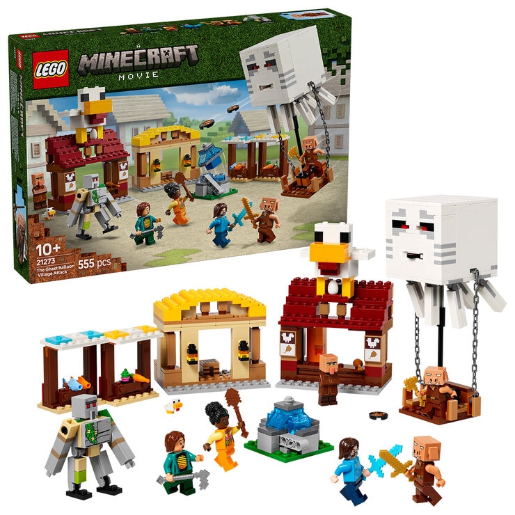 LEGO Minecraft The Ghast Balloon Village Attack 21273