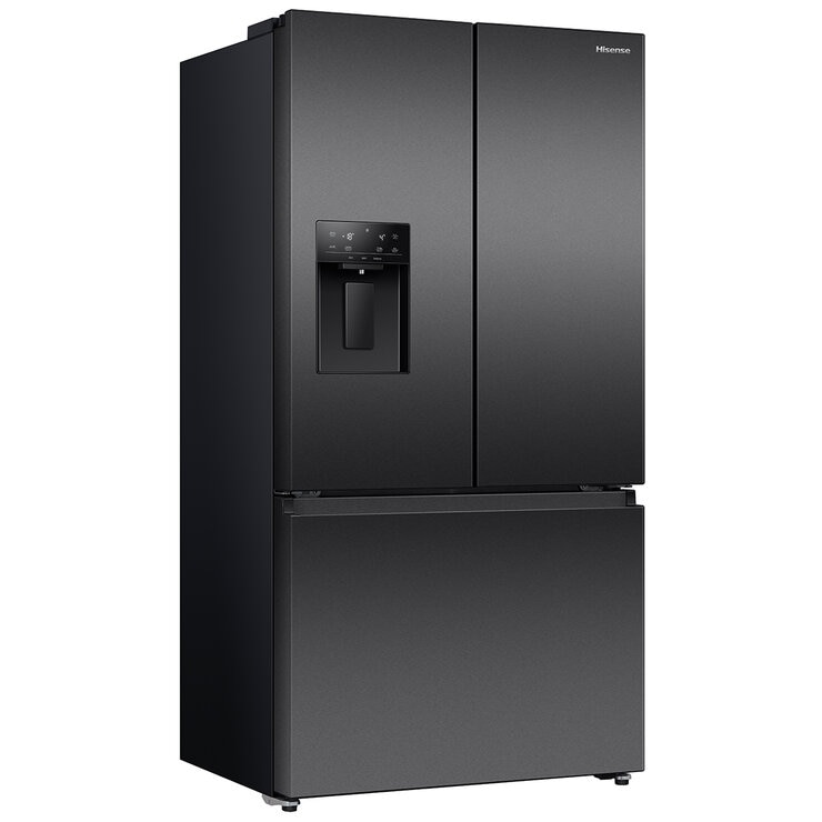 Hisense 634L PureFlat French Door Fridge Dark Steel HRFD634BW
