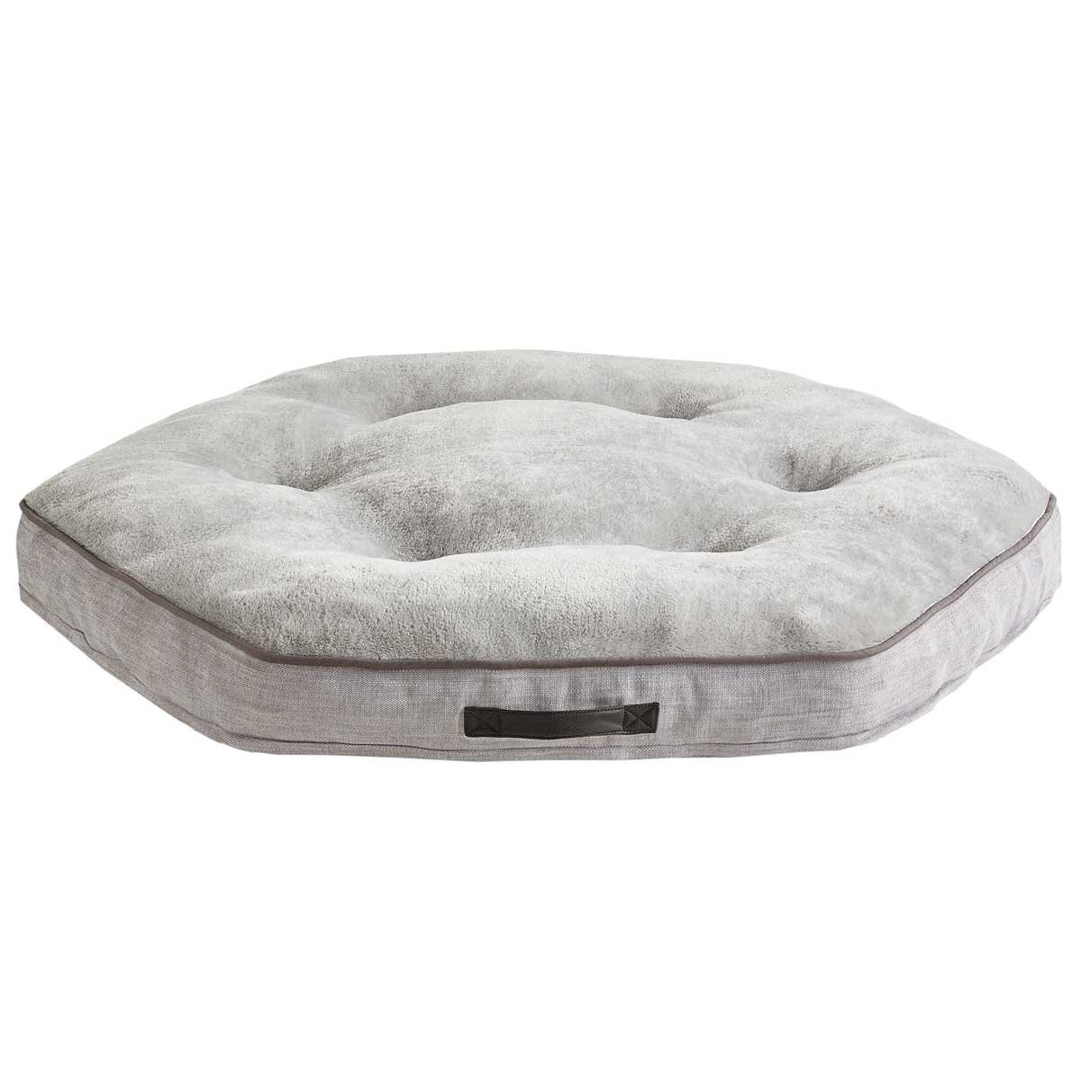 Kirkland Signature Hexagon Pet Napper Spring Grey Faux Fur
