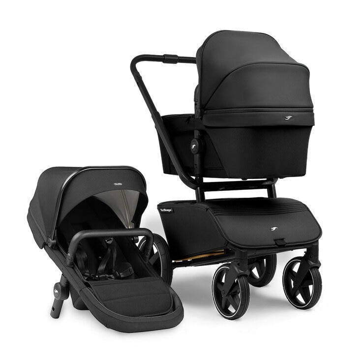 The Jiffle Wagon 6 in 1 Stroller Black