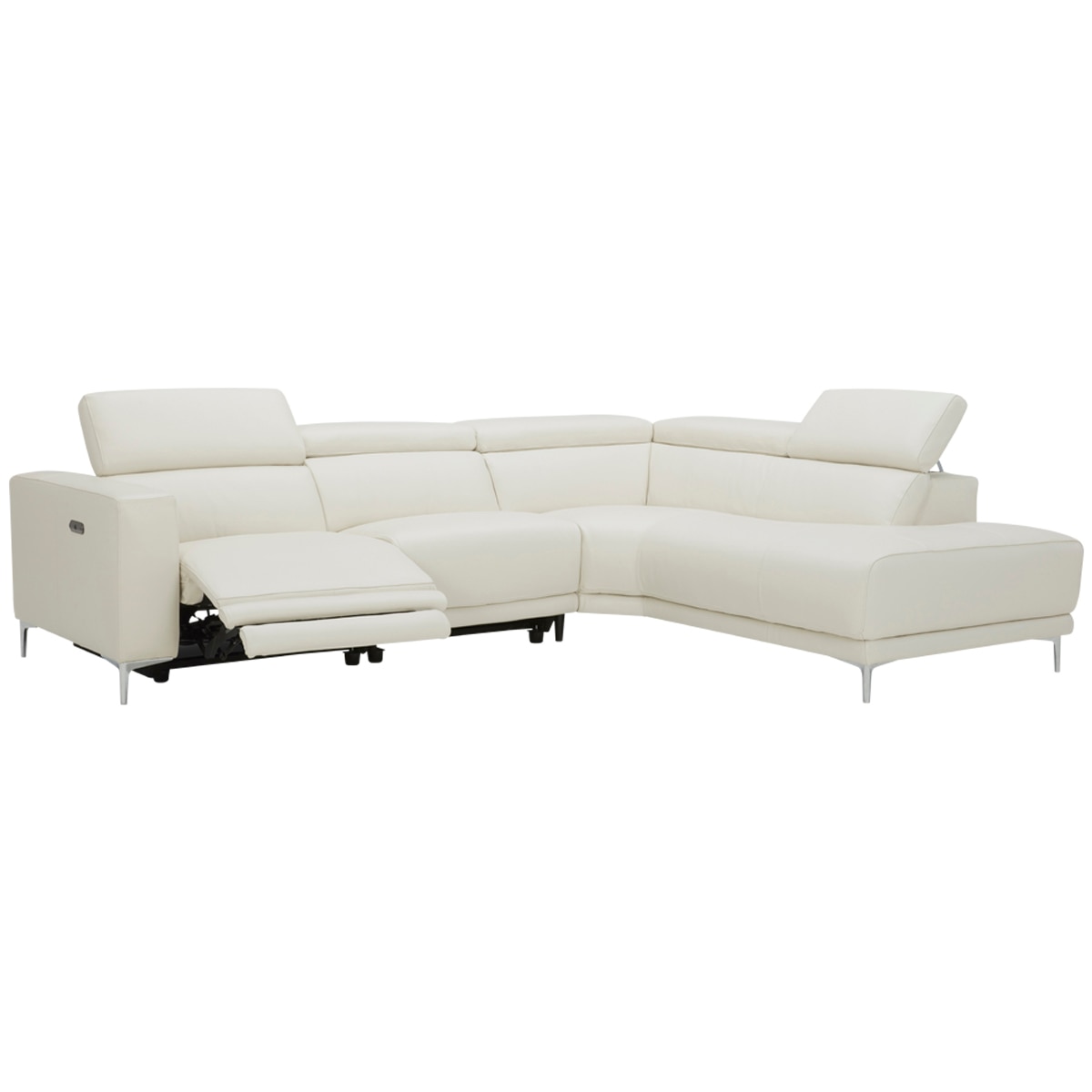 Gilman Creek 3pc Angeline Leather Power Reclining Sectional Costco