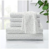Purely Organic 300TC Cotton Sheet Set 4 Piece King Madina Blockprint