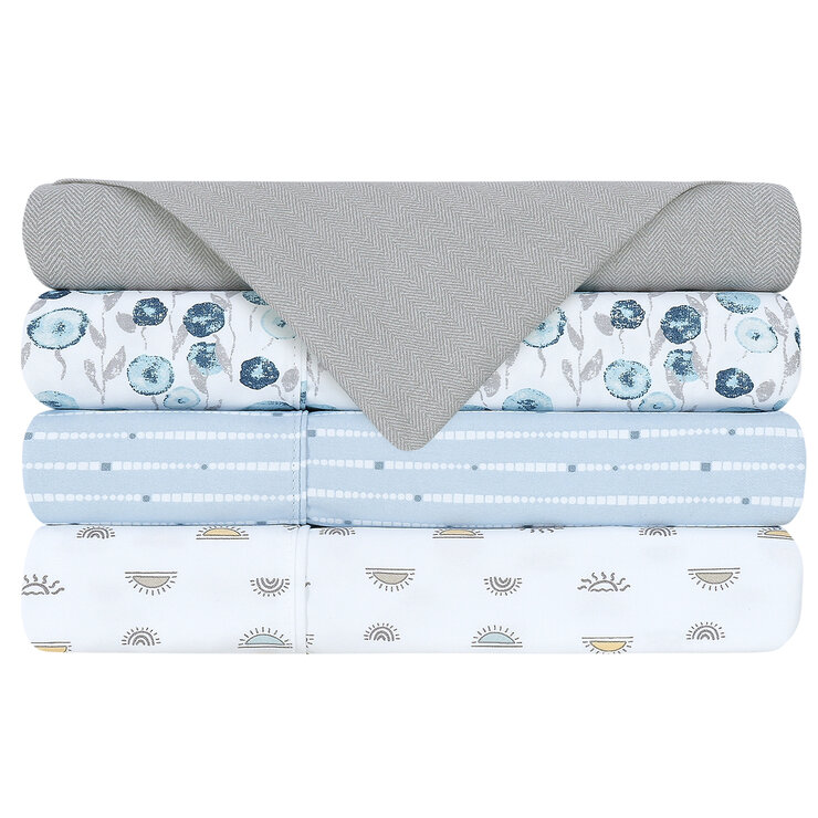 South Point Home Fashions Poly Flannel Sheet Set 6 Piece Queen
