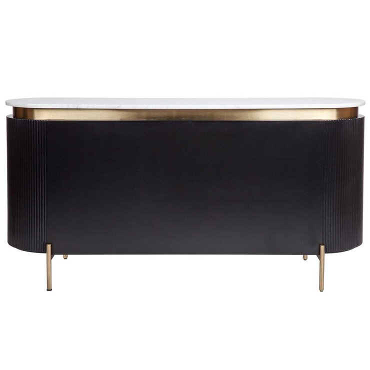 CAFE LIGHTING & LIVING Demarco Buffet Black