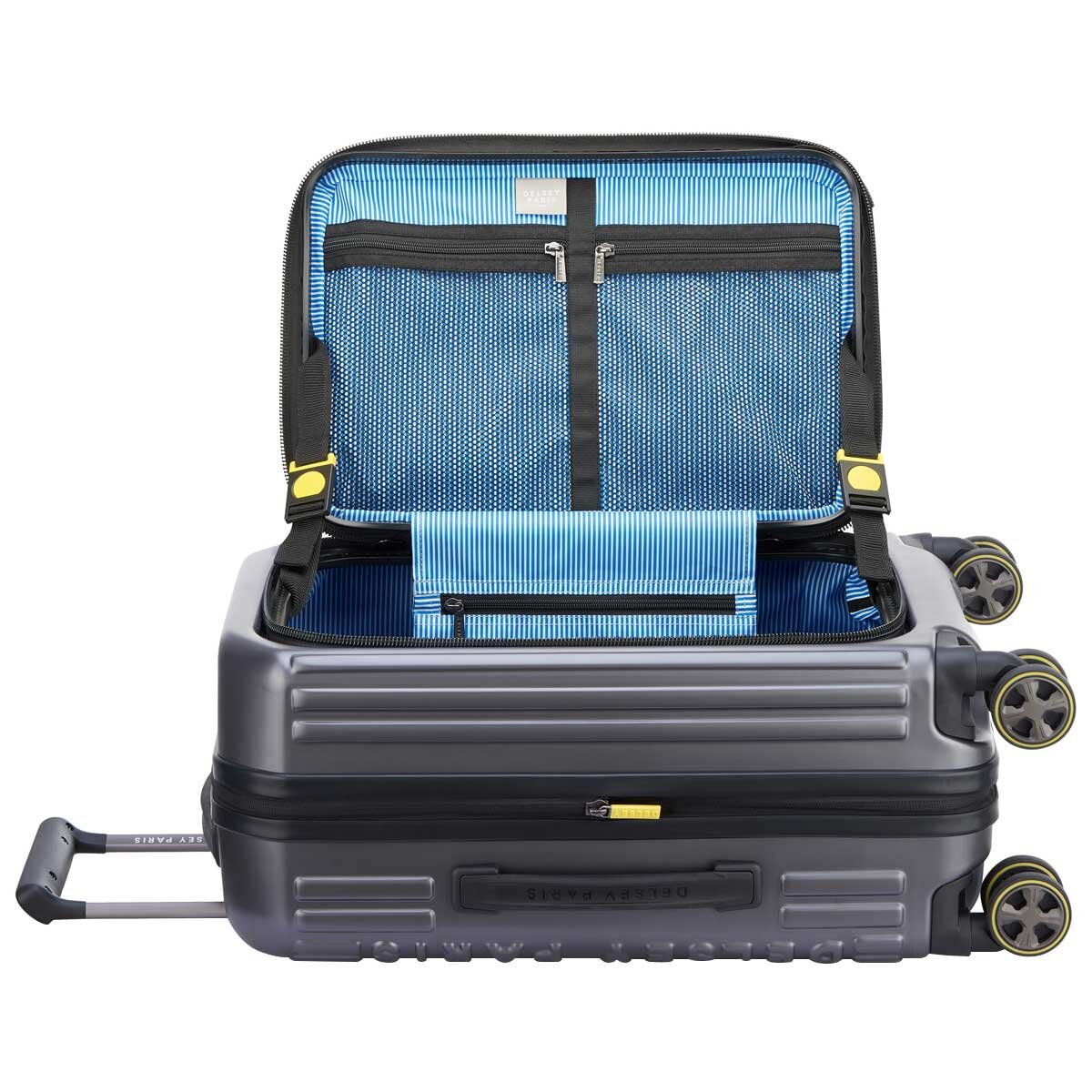 Hybrid Hardside Carry On With Front Lid Opening