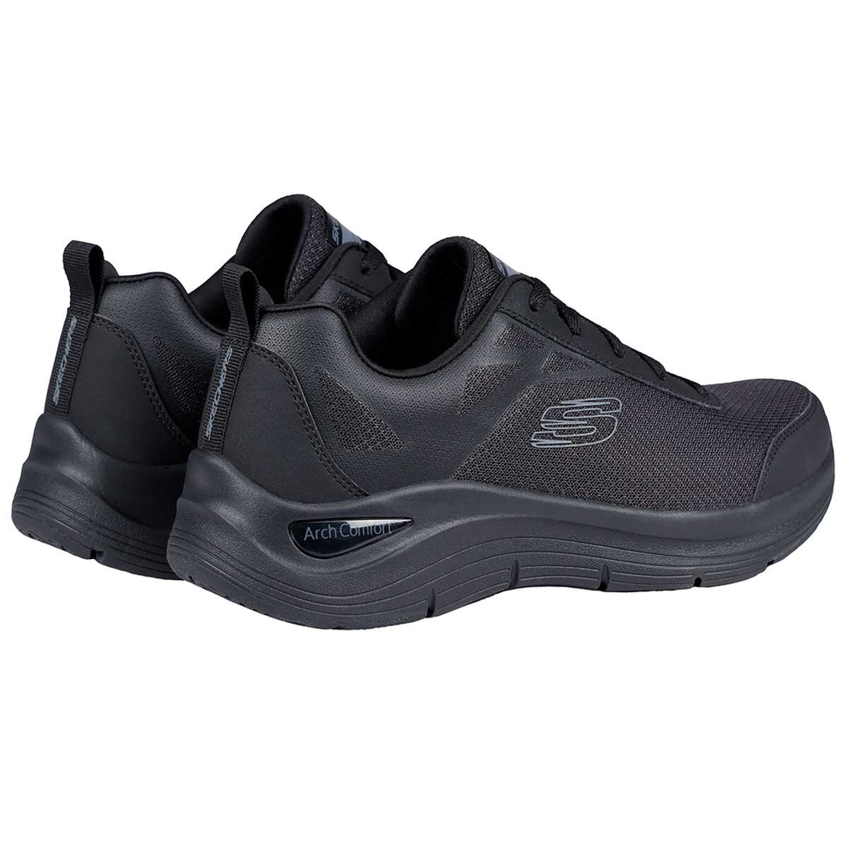 Skechers Mens Arch Comfort Shoe Black