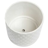 over&back Set of 2 Honeycomb Ceramic Planters