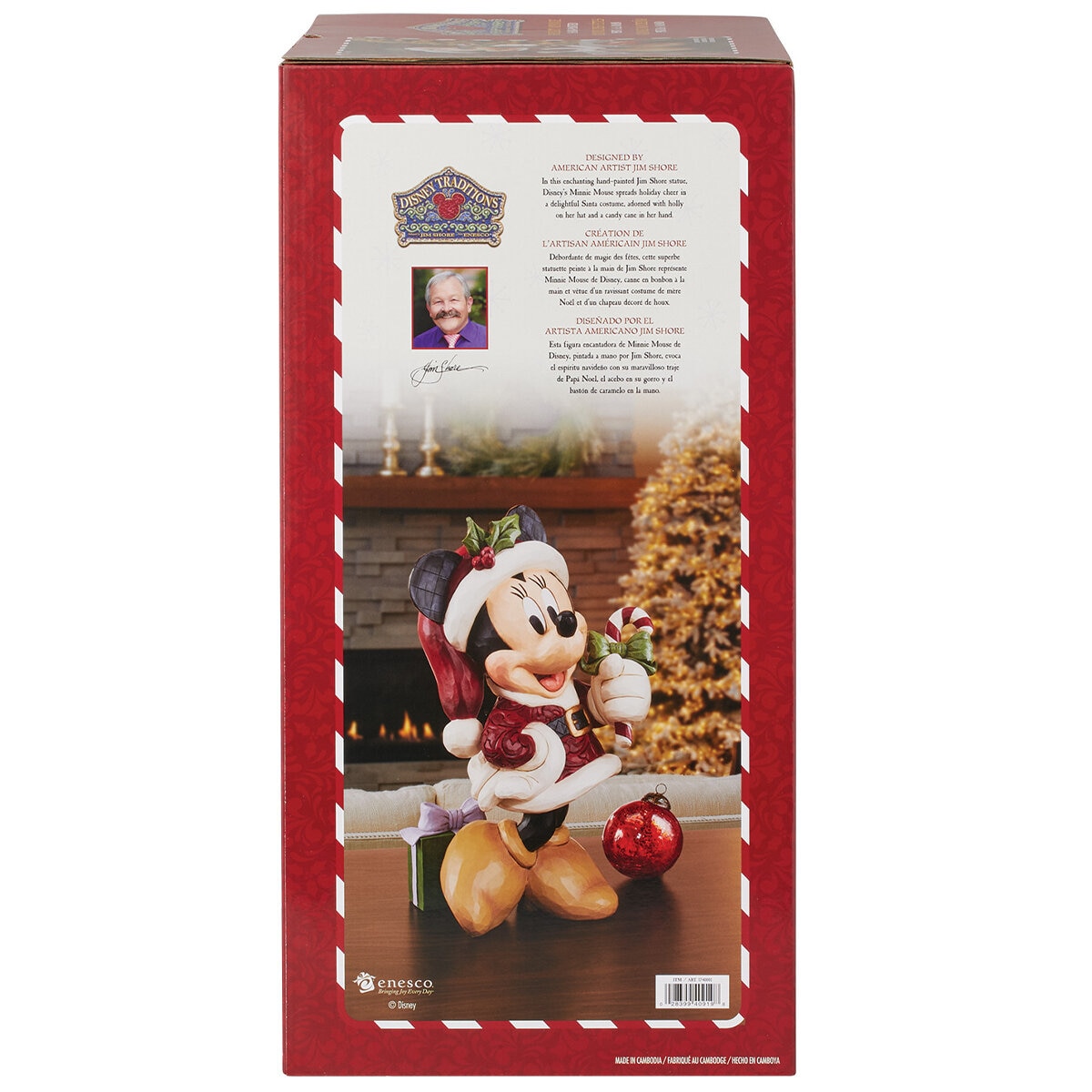 1784997 Jim Shore Minnie Mouse with Candy Cane