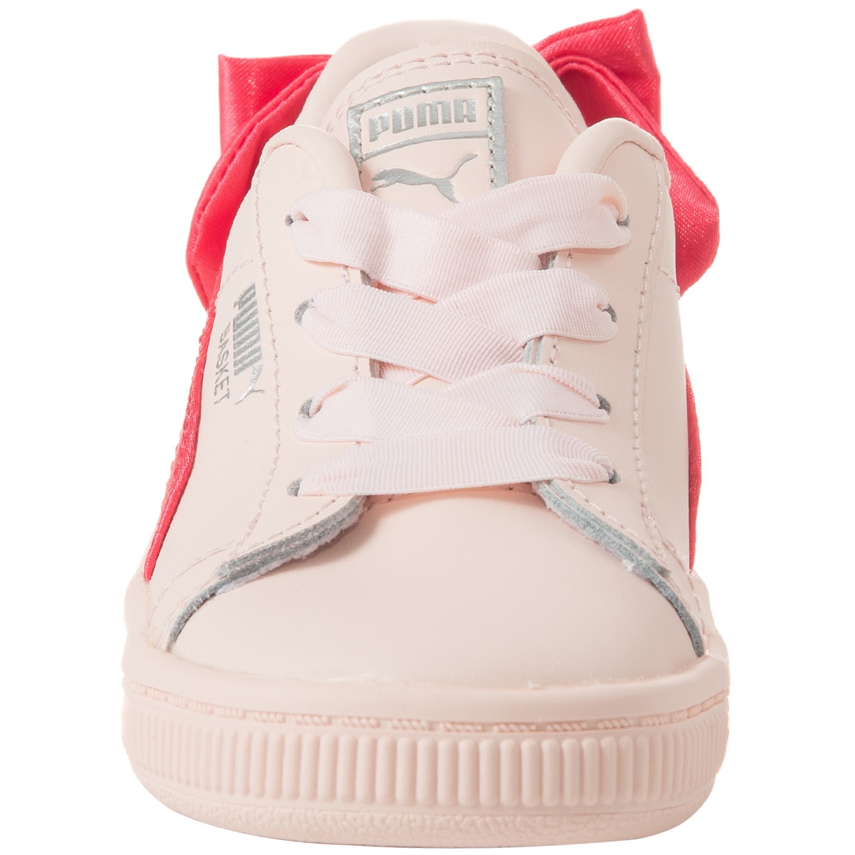 Puma Infant Basket Bow Shoe - PInk