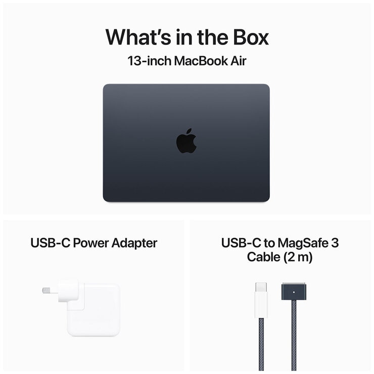 MacBook Air 13 Inch With M3 Chip 256GB Midnight