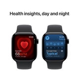 Apple Watch Series 10 GPS 42mm Jet Black Aluminium Case with Black Sport Band S/M