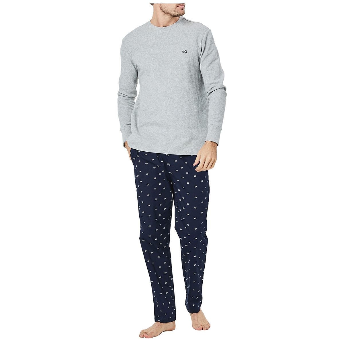 Coast Sleep Set Winter - Grey/Navy