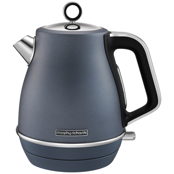 Morphy Richards Evoke Metallics Blue Steel Jug Kettle 1.5L 104402