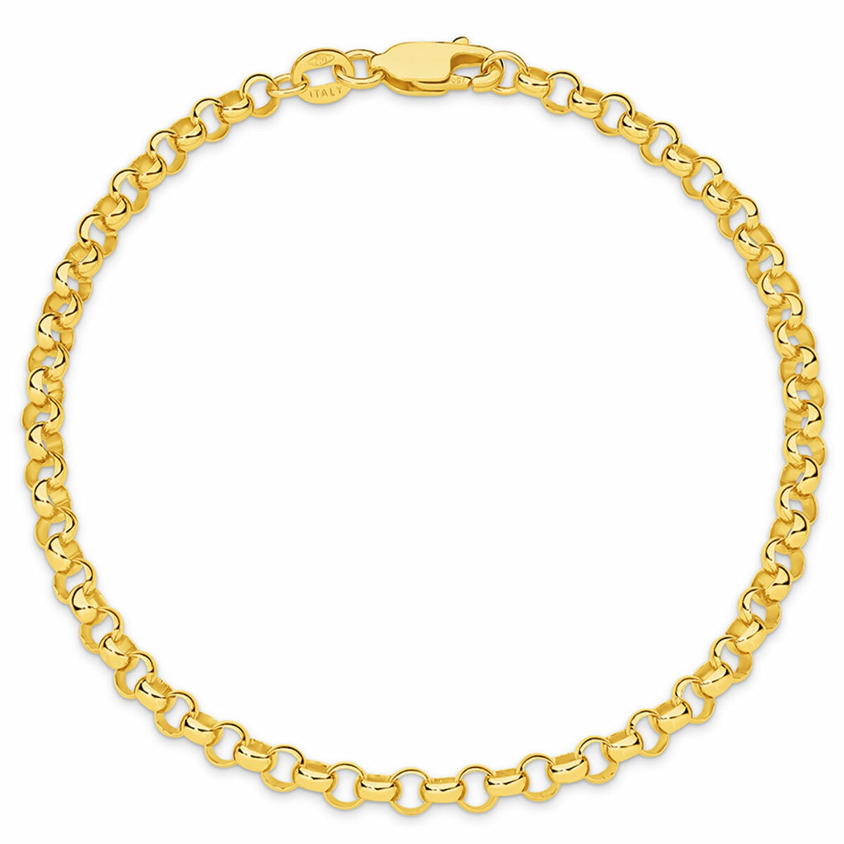 18KT Yellow Gold Belcher Bracelet 4.7g