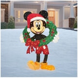 LED Mickey With Wreath 1.2M