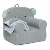 Cozee Kids' Animal Chair with Plush Blanket - Elephant