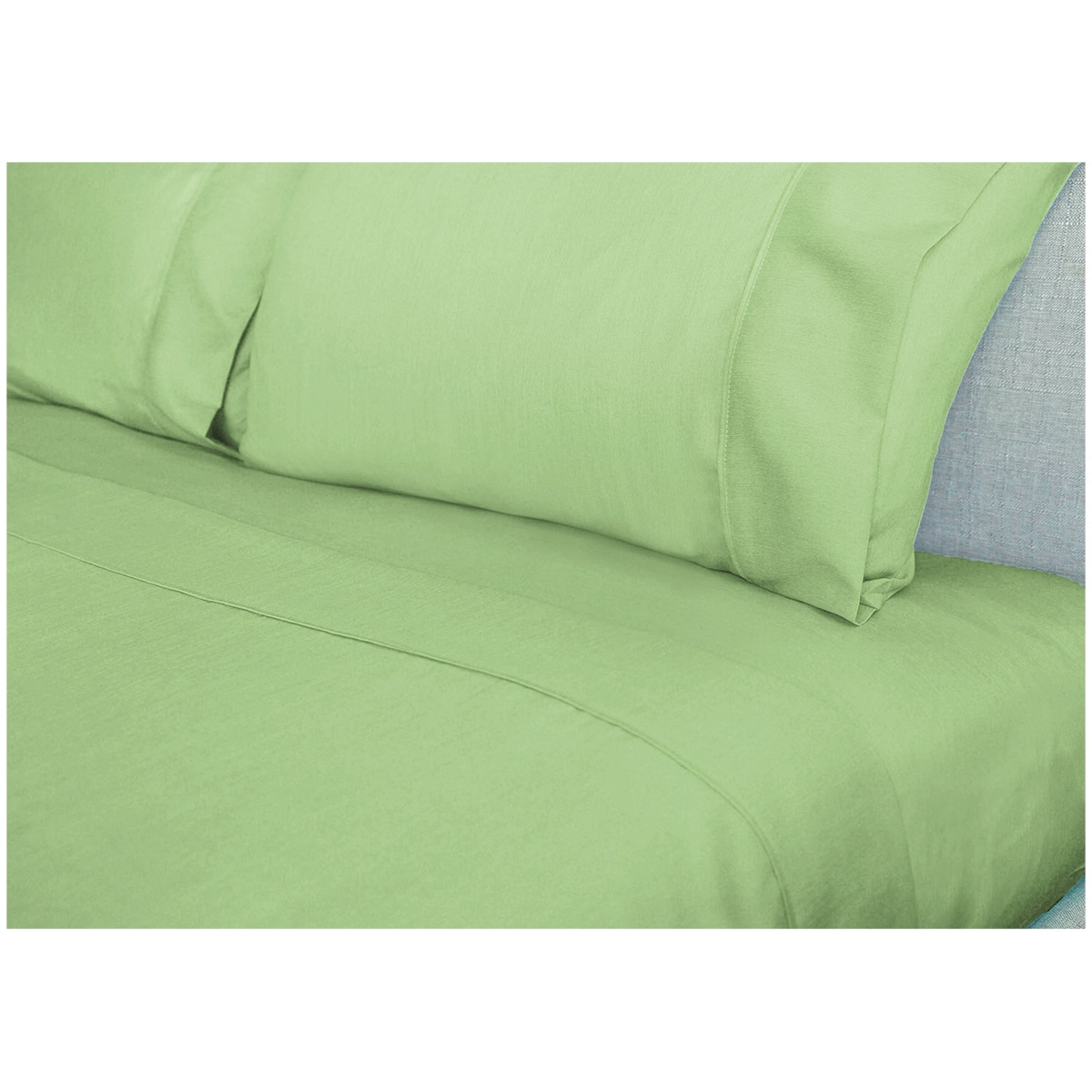 Kingtex Bamboo Cooling 2000TC Sheet Set King - Avocado