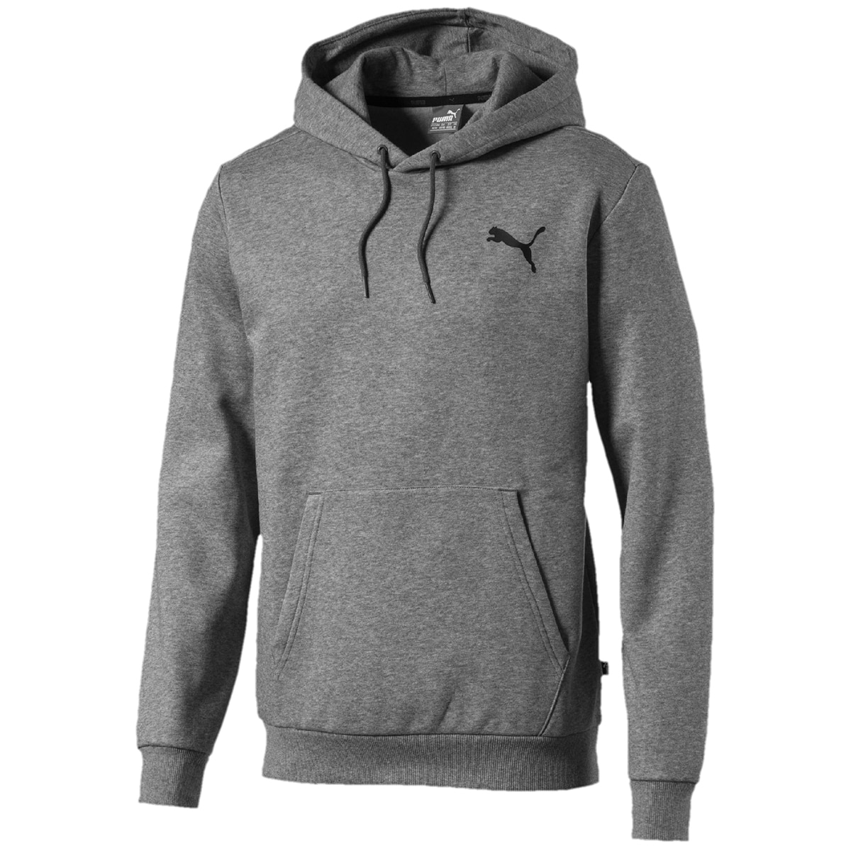 Puma Men's fleece hoodie - Heather Grey